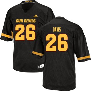 Men Keith Davis Black Arizona State University #26 Jersey 189935-354