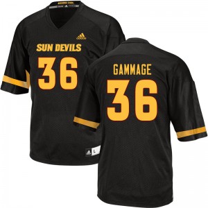 Men Alijah Gammage Black Arizona State University #36 Jersey 961560-455