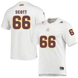 Men Ben Scott White Sun Devils #66 Jersey 904503-201