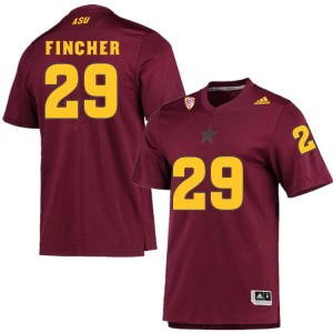 Men Chandler Fincher Maroon Arizona State University #29 Jersey 737048-939