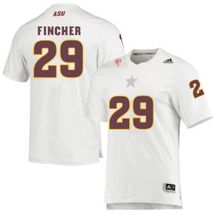 Men Chandler Fincher White Arizona State #29 Jersey 898112-374