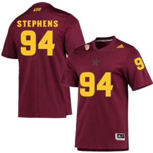 Men Corey Stephens Maroon Sun Devils #94 Jersey 848888-654