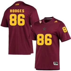 Men Curtis Hodges Maroon Sun Devils #86 Jersey 681219-112