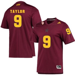 Men D.J. Taylor Maroon Sun Devils #9 Jersey 170978-390