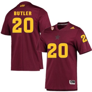 Men Darien Butler Maroon Arizona State University #20 Jersey 237548-121