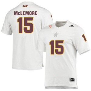 Men Daylin McLemore White Arizona State University #15 Jersey 718777-677