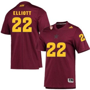 Men Deonce Elliott Maroon Sun Devils #22 Jersey 656690-650