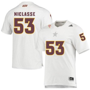 Men Fritzny Niclasse White Arizona State #53 Jersey 415561-280