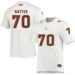 Men Henry Hattis White Arizona State Sun Devils #70 Jersey 315365-227