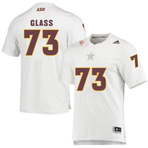 Men Isaia Glass White Sun Devils #73 Jersey 644639-483