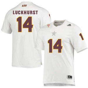 Men Jack Luckhurst White Arizona State #14 Jersey 789127-101