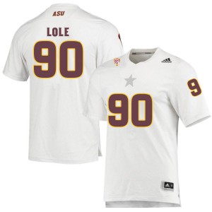 Men Jermayne Lole White Arizona State #90 Jersey 684064-339