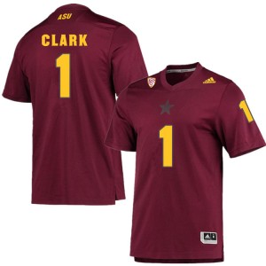 Men Jordan Clark Maroon Arizona State #1 Jersey 337701-926
