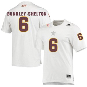 Men LV Bunkley-Shelton White Arizona State University #6 Jersey 857227-950