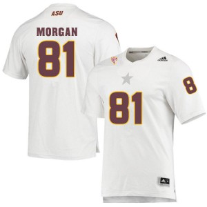 Men Ryan Morgan White Arizona State #81 Jersey 890474-132