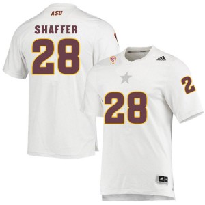 Men Will Shaffer White Arizona State #28 Jersey 804595-329