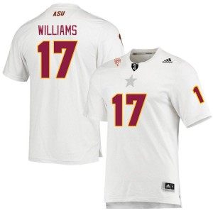 Men Ashley Williams White Arizona State University #17 Jersey 440862-242