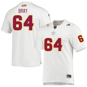 Men Ben Bray White Sun Devils #64 Jersey 879886-766