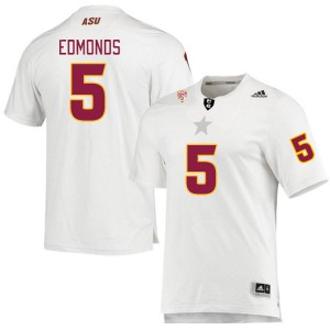 Men Chris Edmonds White Sun Devils #5 Jersey 213292-385