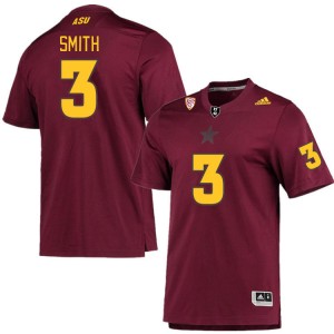 Men Clayton Smith Maroon Arizona State Sun Devils #3 Jersey 802184-816