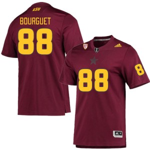 Men Coben Bourguet Maroon Arizona State #88 Jersey 785540-212
