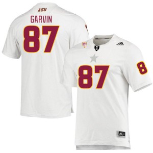 Men Colby Garvin White Arizona State Sun Devils #87 Jersey 604502-523