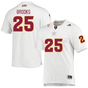 Men DeCarlos Brooks White Arizona State #25 Jersey 594572-660