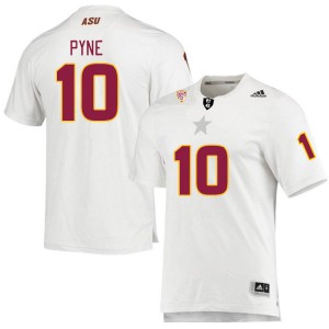 Men Drew Pyne White Arizona State Sun Devils #10 Jersey 133321-548
