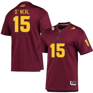Men Elijah O'Neal Maroon Arizona State University #15 Jersey 805440-707