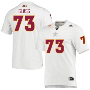 Men Isaia Glass White Arizona State Sun Devils #73 Jersey 700233-406