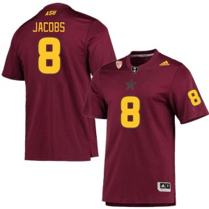 Men Javen Jacobs Maroon Sun Devils #8 Jersey 660619-673
