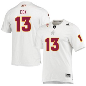 Men Josiah Cox White Arizona State #13 Jersey 650335-846