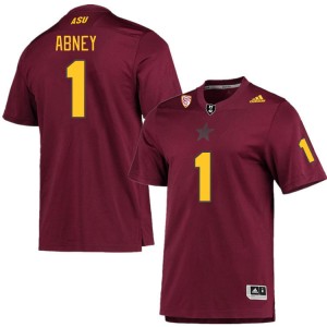 Men Keith Abney Maroon Sun Devils #1 Jersey 106363-754