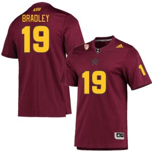 Men Keontez Bradley Maroon Arizona State University #19 Jersey 323069-158