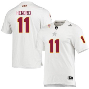 Men Korbin Hendrix White Arizona State University #11 Jersey 682681-577