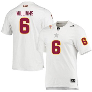 Men Macen Williams White Arizona State Sun Devils #6 Jersey 915146-570