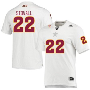 Men Melquan Stovall White Sun Devils #22 Jersey 851721-164