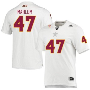 Men Race Mahlum White Arizona State Sun Devils #47 Jersey 663873-343