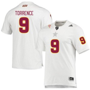 Men Ro Torrence White Sun Devils #9 Jersey 163934-793