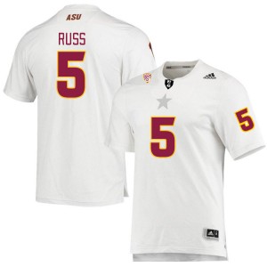Men Shawn Russ White Arizona State #5 Jersey 817435-186