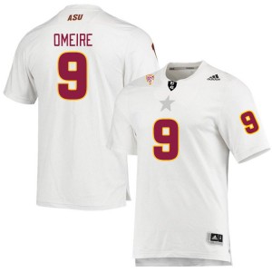 Men Troy Omeire White Arizona State #9 Jersey 148135-614