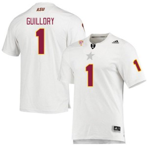 Men Xavier Guillory White Sun Devils #1 Jersey 102669-293