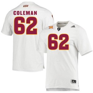 Men Ben Coleman White Arizona State University #62 Jersey 381951-762