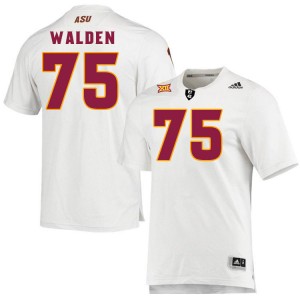 Men Bram Walden White Arizona State University #75 Jersey 515262-223