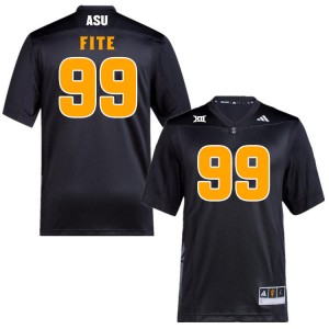 Men C.J. Fite Black Arizona State University #99 Jersey 747712-965