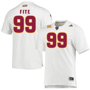 Men C.J. Fite White Arizona State University #99 Jersey 372532-392