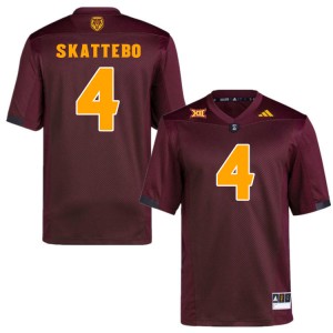 Men Cam Skattebo Maroon Arizona State Sun Devils #4 Jersey 699901-936
