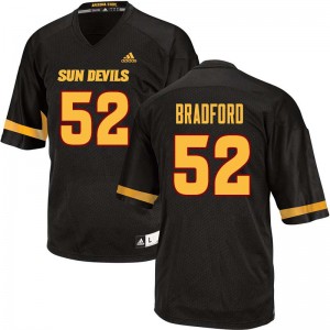 Men Carl Bradford Black Sun Devils #52 Jersey 903706-887