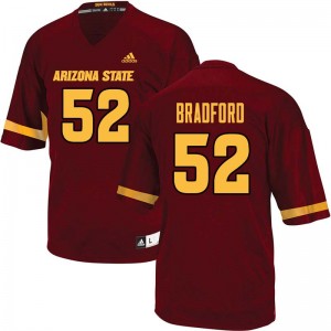 Men Carl Bradford Maroon Sun Devils #52 Jersey 313697-125