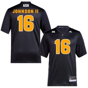 Men Chris Johnson II Black Arizona State Sun Devils #16 Jersey 834038-893